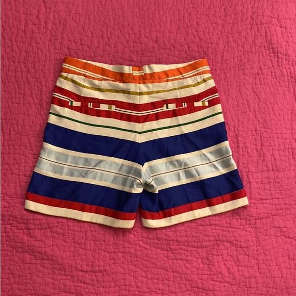 Stella McCartney Colorful Striped Women's Shorts, US2 - Picture 6 of 9
